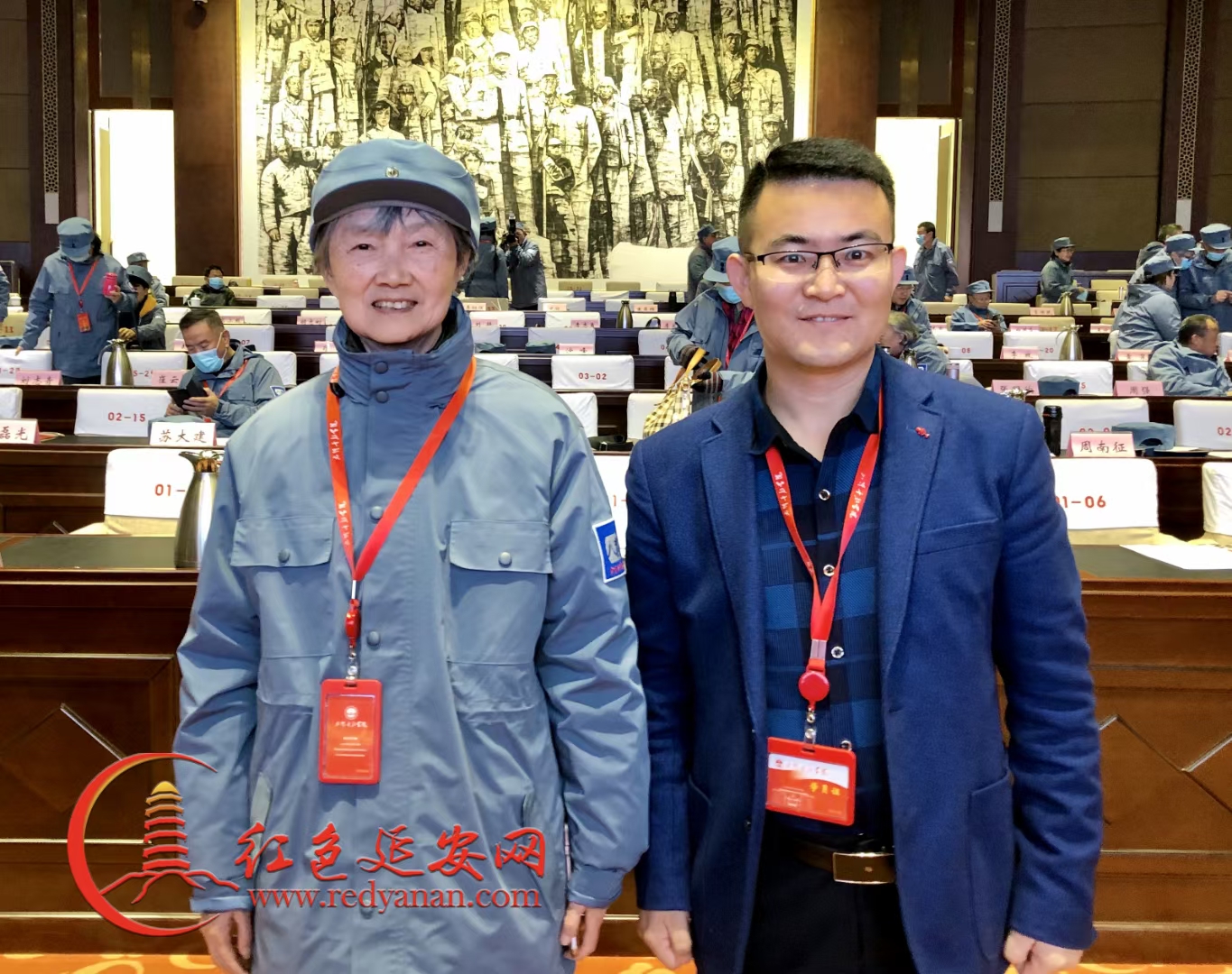 叶剑英元帅之女叶向真与红色延安网总编辑、压舱石故事汇发起人常世民 叶剑英元帅之女叶向真与红色延安网总编辑、压舱石故事汇发起人常世民