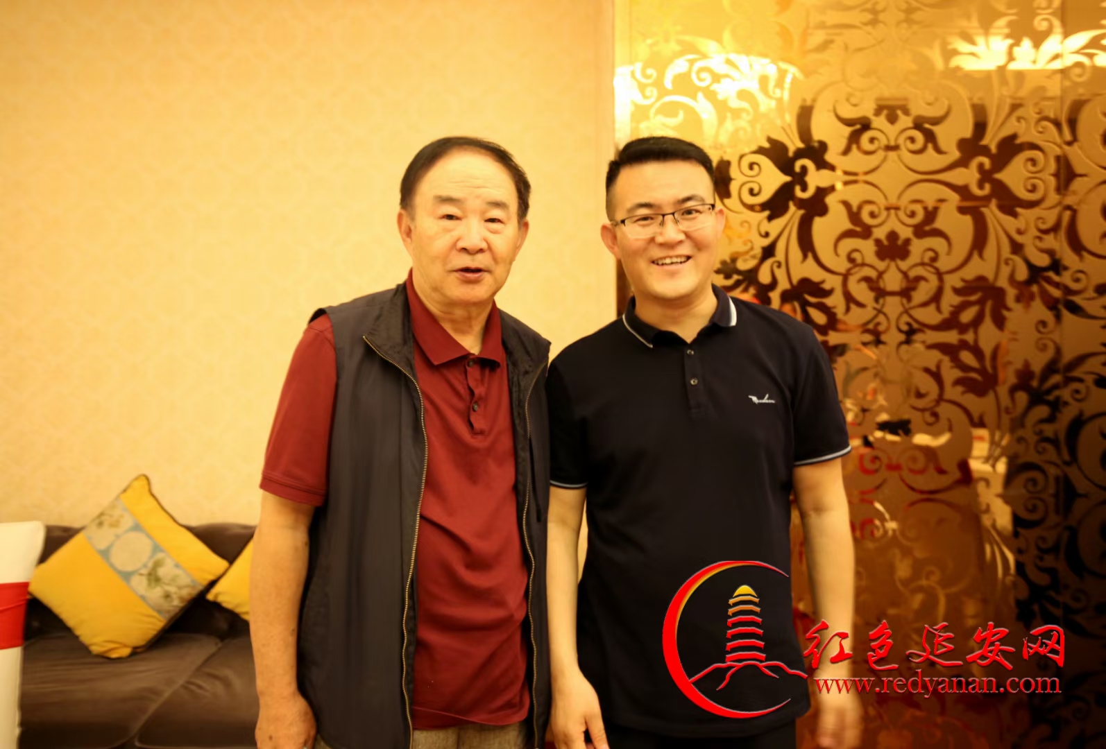 叶剑英元帅之孙叶新福与红色延安网总编辑、压舱石故事汇发起人常世民 叶剑英元帅之孙叶新福与红色延安网总编辑、压舱石故事汇发起人常世民